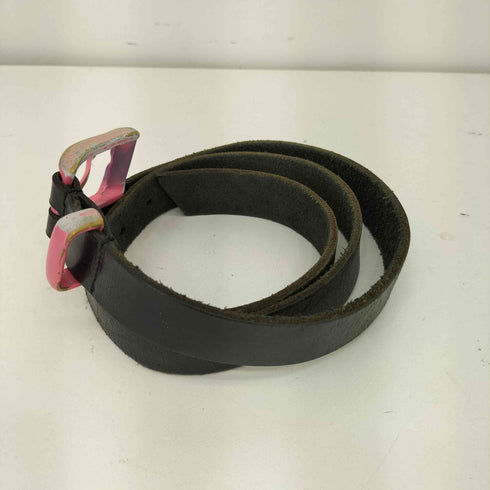 コムデギャルソン COMME des GARCONS 06SS リップ&タン期 ピンク ペイントバックル レザーベルト メンズ